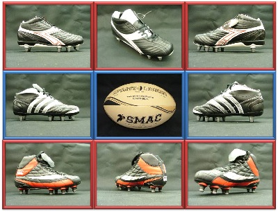 Rugby cleats Canterbury, Adidas, Diadora, Gilberts